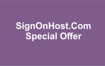 SignOnHost Special Offer 60% Discount Offer
